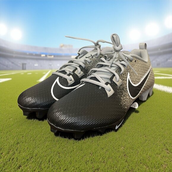 Nike Vapor Edge Speed 360 2 Football Cleats Silver Black Size 9.5 DA5455-003 - Picture 2 of 7